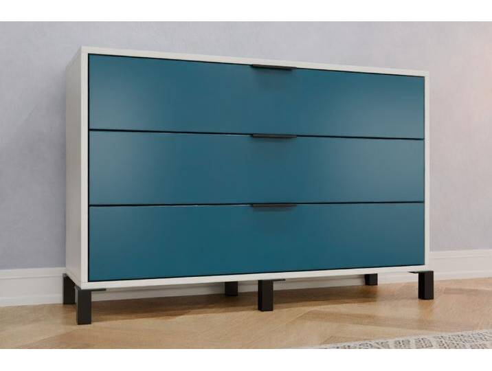 Esszimmerschrank nach Maß - RAL 5009 Azurblau - 80x80x38cm - Individuell konfigurieren von deinschrank.de