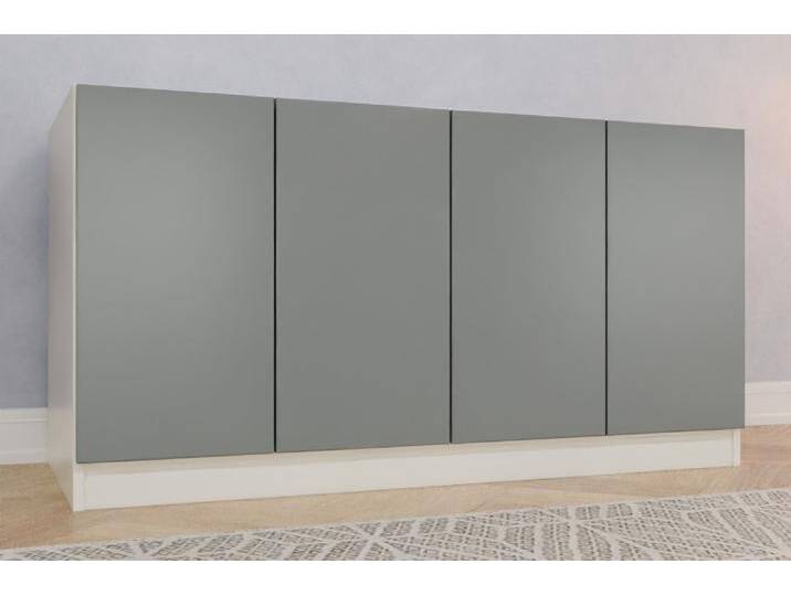 Esszimmerschrank nach Maß - RAL 7046 Telegrau 2 - 73x73x62cm - Individuell konfigurieren von deinschrank.de
