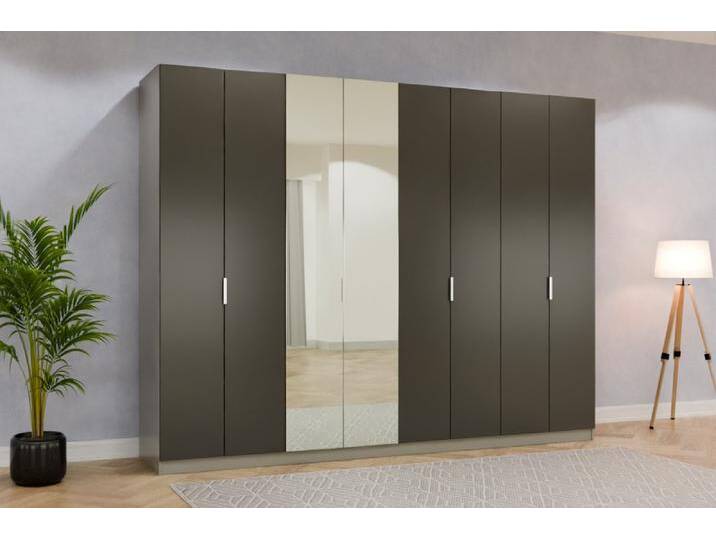 Garderobenschrank/ Flurschrank nach Maß - RAL 6015 Schwarzoliv - 235x235x62cm - Individuell konfigurieren von deinschrank.de
