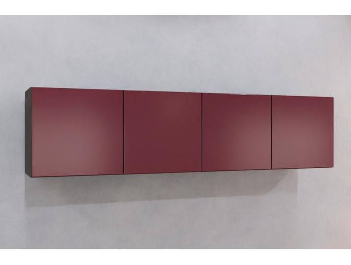 Hängeschrank Sideboard/ Hängeboard nach Maß - RAL 4004 Bordeauxviolett - 46x46x35cm - Individuell konfigurieren von deinschrank.de