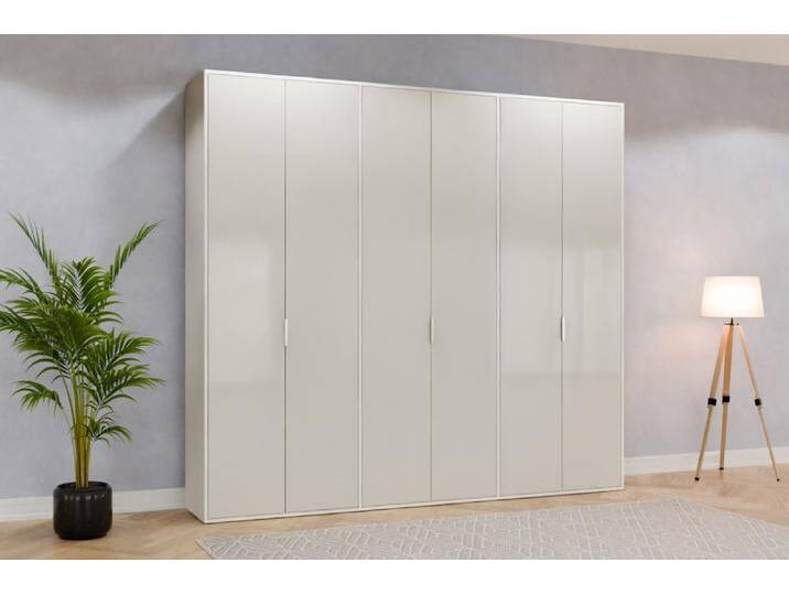 Kleiderschrank mit Drehtüren nach Maß RAL 9002 Grauweiß 250x250x499cm Individuell konfigurieren von deinschrank.de