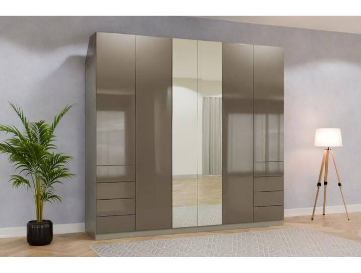 Kleiderschrank mit Spiegel nach Maß RAL 7039 Quarzgrau 254x254x623cm Individuell konfigurieren Kleiderschrank mit Spiegel nach Maß RAL 7039 Quarzgrau 254x254x623cm Individuell konfigurieren von deinschrank.de