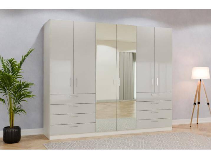 Kleiderschrank mit Spiegel nach Maß RAL 9018 Papyrusweiß 220x220x623cm Individuell konfigurieren Kleiderschrank mit Spiegel nach Maß RAL 9018 Papyrusweiß 220x220x623cm Individuell konfigurieren von deinschrank.de