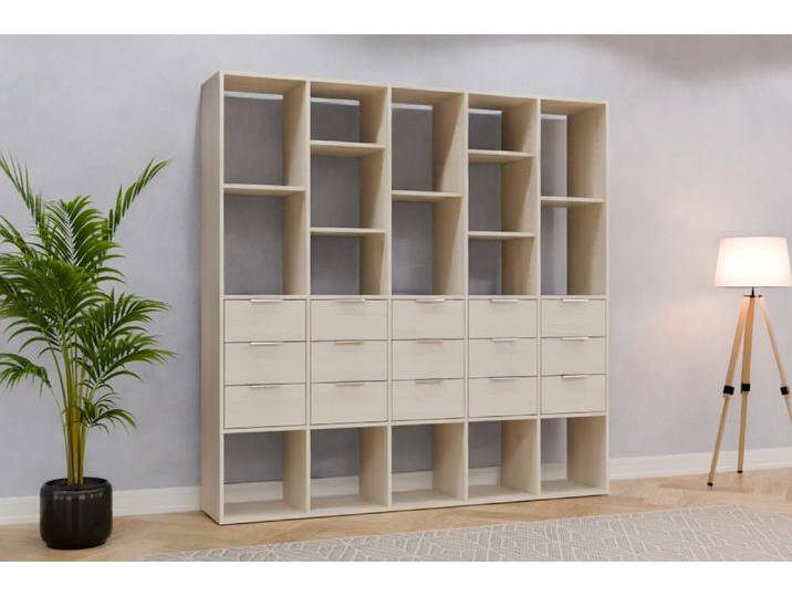 Raumteiler Regal nach Maß - 210x210x40cm - Individuell konfigurieren von deinschrank.de