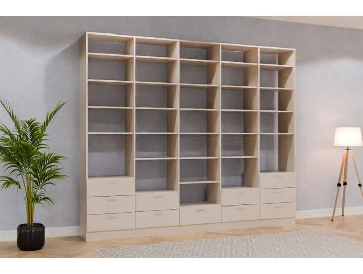 Raumteiler Regal nach Maß - 250x250x42cm - Individuell konfigurieren von deinschrank.de