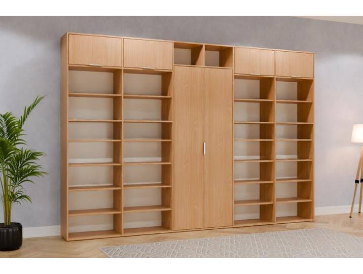 Raumteiler mit Rückwand nach Maß 240x240x400cm Individuell konfigurieren von deinschrank.de