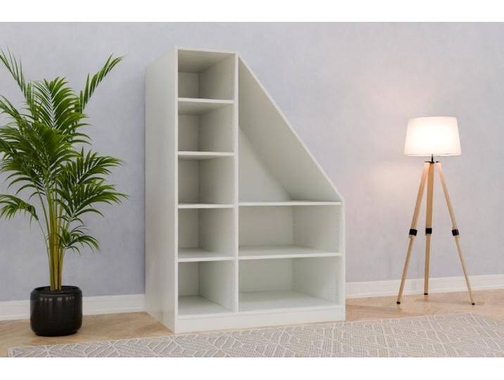 Regal für Dachschräge nach Maß Individuell konfigurieren von deinschrank.de
