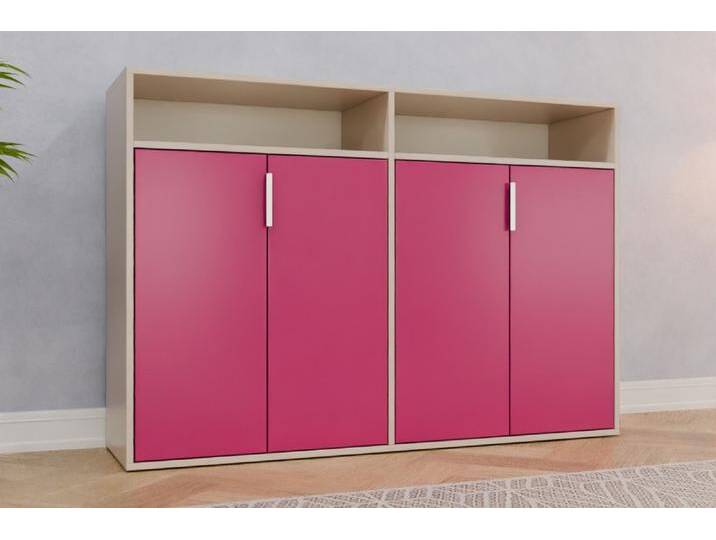 Schuhschrank nach Maß RAL 4010 Telemagenta 110x110x420cm Individuell konfigurieren Schuhschrank nach Maß RAL 4010 Telemagenta 110x110x420cm Individuell konfigurieren von deinschrank.de