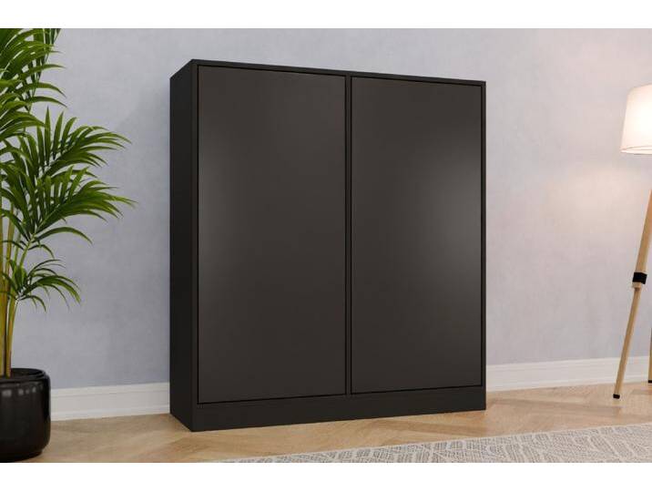 Schuhschrank nach Maß RAL 9004 Signalschwarz 135x135x400cm Individuell konfigurieren Schuhschrank nach Maß RAL 9004 Signalschwarz 135x135x400cm Individuell konfigurieren von deinschrank.de