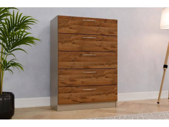 Standcontainer nach Maß - Balkeneiche - 115x115x42cm - Individuell konfigurieren von deinschrank.de