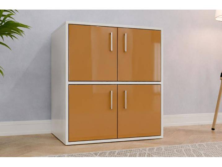 Standcontainer nach Maß - RAL 1011 Braunbeige - 90x90x60cm - Individuell konfigurieren von deinschrank.de