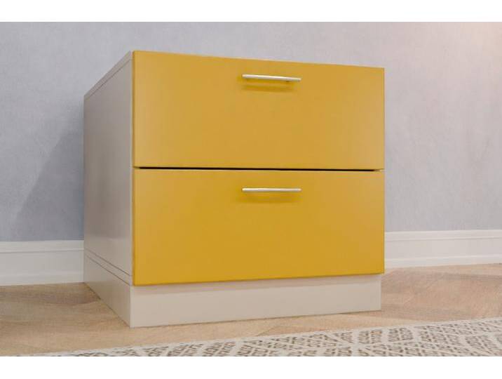 Standcontainer nach Maß RAL 1012 Zitronengelb 53x53x719cm Individuell konfigurieren von deinschrank.de