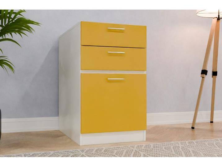 Standcontainer nach Maß - RAL 1012 Zitronengelb - 85x85x77cm - Individuell konfigurieren Standcontainer nach Maß - RAL 1012 Zitronengelb - 85x85x77cm - Individuell konfigurieren von deinschrank.de