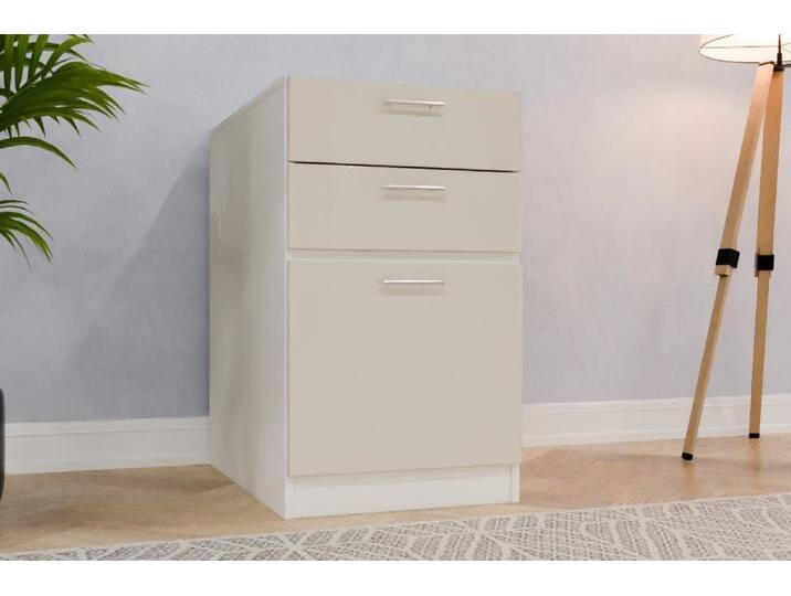 Standcontainer nach Maß - RAL 1013 Perlweiß - 85x85x77cm - Individuell konfigurieren Standcontainer nach Maß - RAL 1013 Perlweiß - 85x85x77cm - Individuell konfigurieren von deinschrank.de