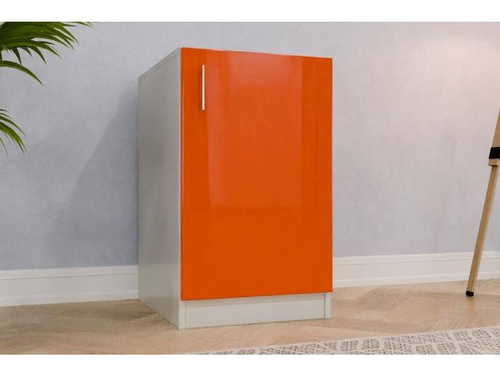 Standcontainer nach Maß - RAL 2004 Reinorange - 80x80x60cm - Individuell konfigurieren von deinschrank.de
