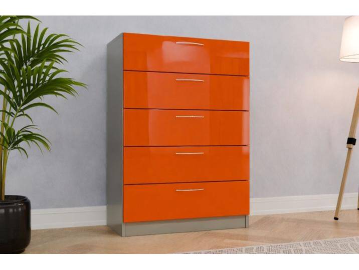 Standcontainer nach Maß - RAL 2009 Verkehrsorange - 115x115x42cm - Individuell konfigurieren von deinschrank.de