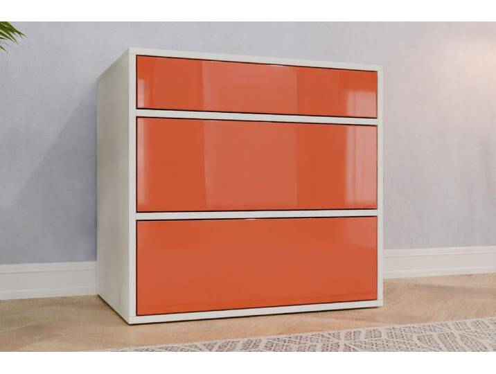 Standcontainer nach Maß - RAL 2012 Lachsorange - 78x78x60cm - Individuell konfigurieren von deinschrank.de