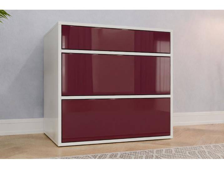 Standcontainer nach Maß - RAL 4004 Bordeauxviolett - 78x78x60cm - Individuell konfigurieren von deinschrank.de