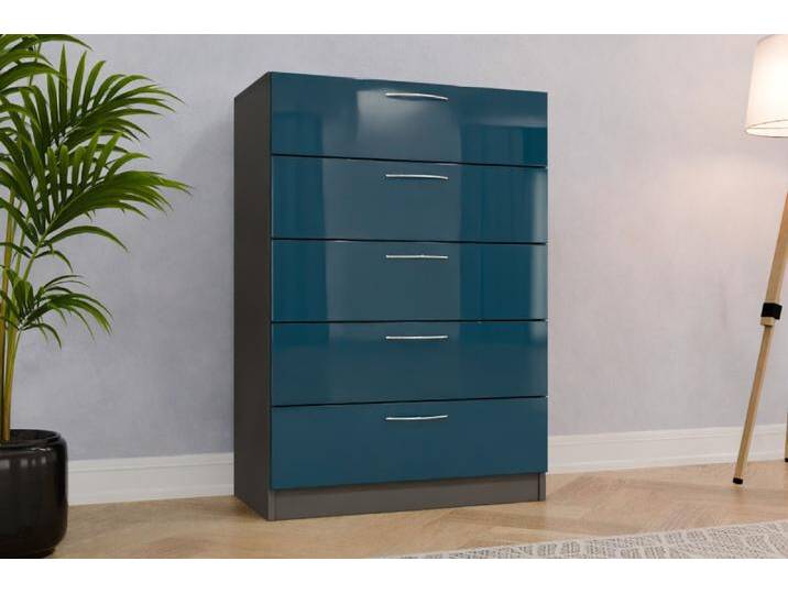 Standcontainer nach Maß - RAL 5001 Grünblau - 115x115x42cm - Individuell konfigurieren von deinschrank.de
