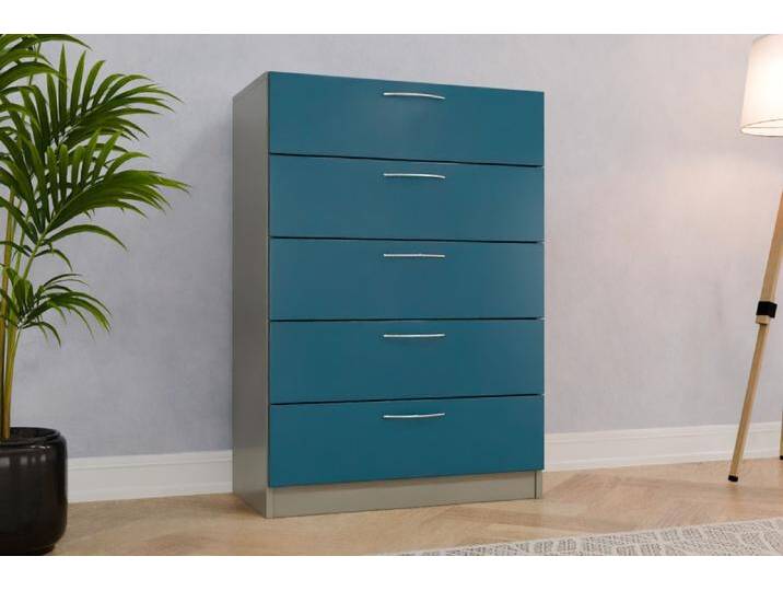 Standcontainer nach Maß - RAL 5009 Azurblau - 115x115x42cm - Individuell konfigurieren Standcontainer nach Maß - RAL 5009 Azurblau - 115x115x42cm - Individuell konfigurieren von deinschrank.de