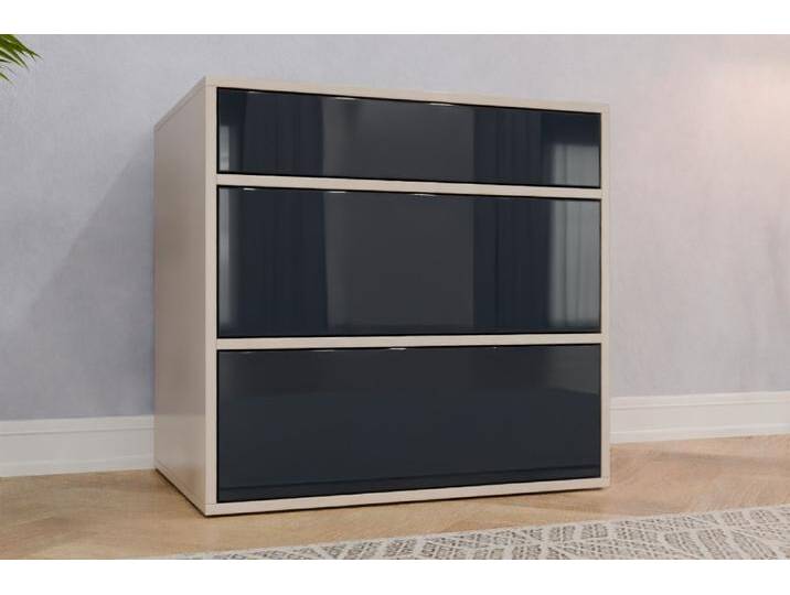 Standcontainer nach Maß - RAL 5011 Stahlblau - 78x78x60cm - Individuell konfigurieren von deinschrank.de
