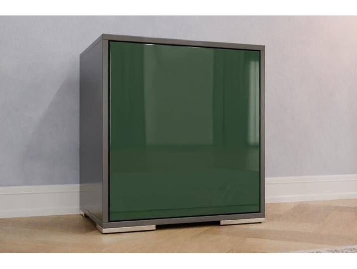 Standcontainer nach Maß - RAL 6028 Kieferngrün - 65x65x45cm - Individuell konfigurieren von deinschrank.de