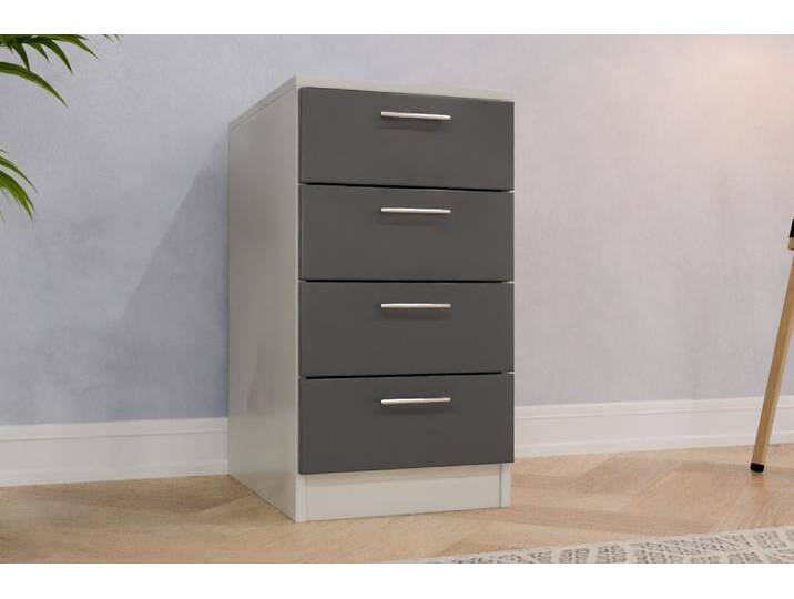 Standcontainer nach Maß RAL 7015 Schiefergrau 75x75x569cm Individuell konfigurieren von deinschrank.de