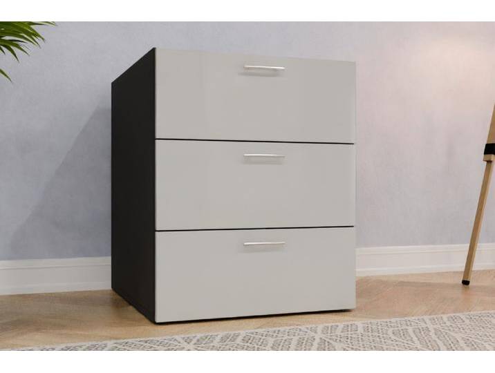 Standcontainer nach Maß - RAL 7035 Lichtgrau - 77x77x72cm - Individuell konfigurieren von deinschrank.de