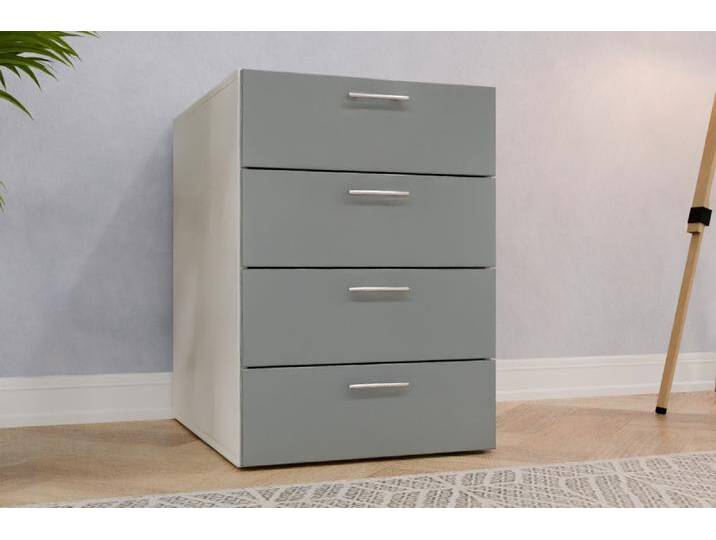 Standcontainer nach Maß - RAL 7046 Telegrau 2 - 77x77x72cm - Individuell konfigurieren von deinschrank.de