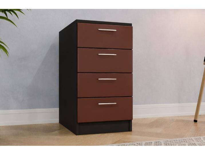 Standcontainer nach Maß - RAL 8015 Kastanienbraun - 75x75x57cm - Individuell konfigurieren von deinschrank.de