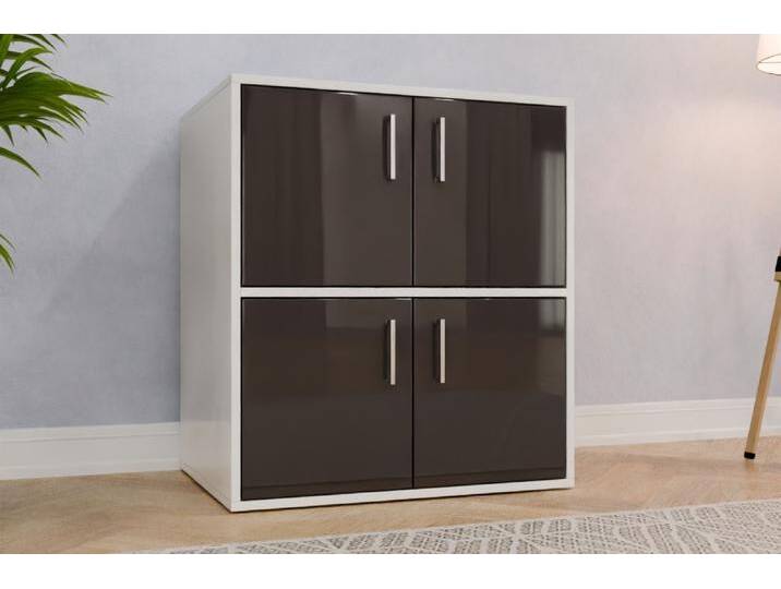 Standcontainer nach Maß - RAL 8019 Graubraun - 90x90x60cm - Individuell konfigurieren Standcontainer nach Maß - RAL 8019 Graubraun - 90x90x60cm - Individuell konfigurieren von deinschrank.de