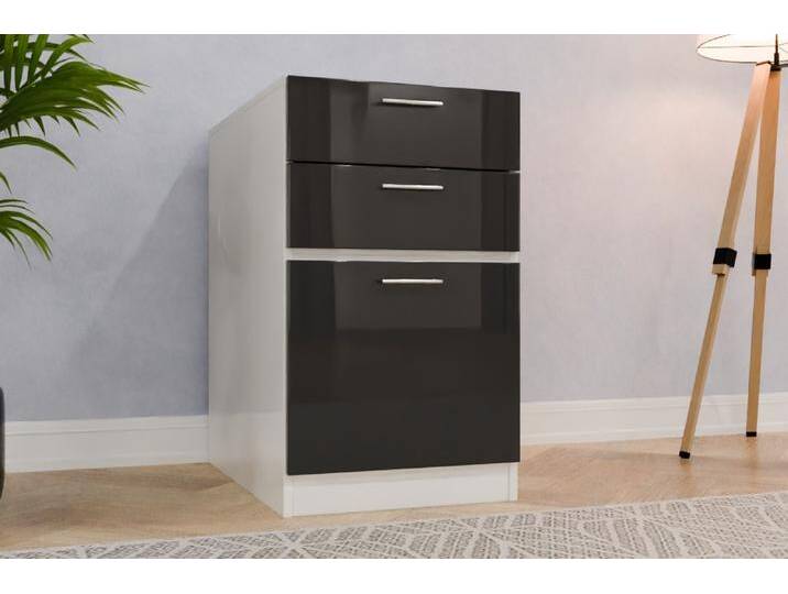 Standcontainer nach Maß - RAL 9011 Graphitschwarz - 85x85x77cm - Individuell konfigurieren Standcontainer nach Maß - RAL 9011 Graphitschwarz - 85x85x77cm - Individuell konfigurieren von deinschrank.de