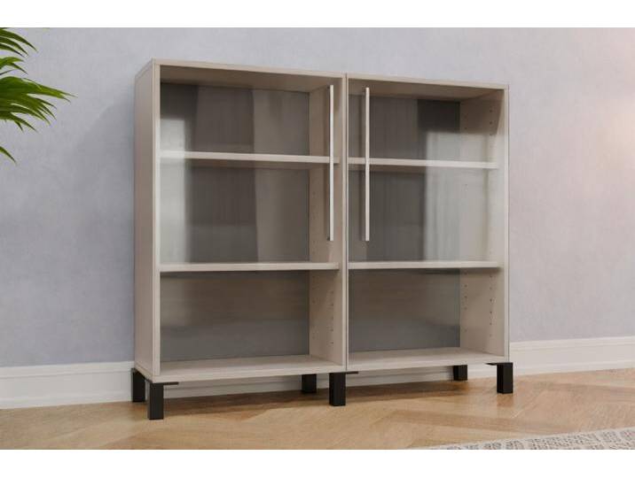 Vitrine/ Vitrinenschrank nach Maß - 100x100x31cm - Individuell konfigurieren von deinschrank.de