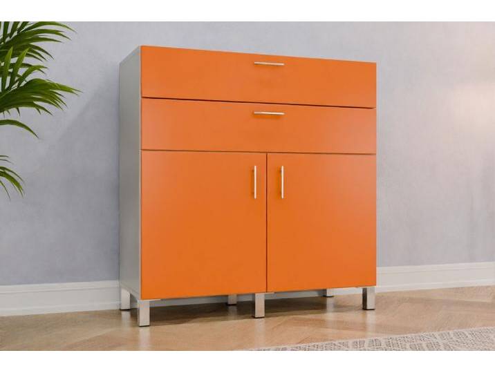 Wohnzimmer Highboard nach Maß RAL 2003 Pastellorange 104x104x419cm Individuell konfigurieren Wohnzimmer Highboard nach Maß RAL 2003 Pastellorange 104x104x419cm Individuell konfigurieren von deinschrank.de