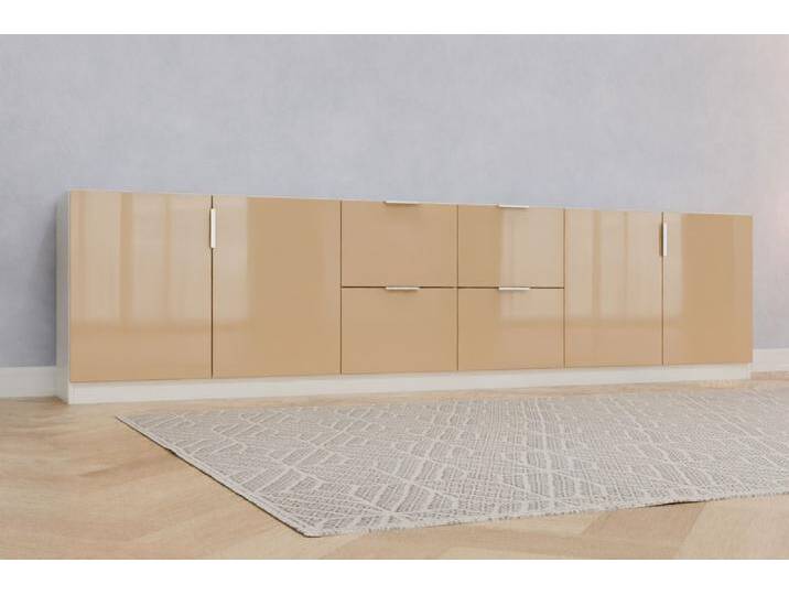 Wohnzimmer Lowboard nach Maß RAL 1001 Beige 80x80x419cm Individuell konfigurieren Wohnzimmer Lowboard nach Maß RAL 1001 Beige 80x80x419cm Individuell konfigurieren von deinschrank.de