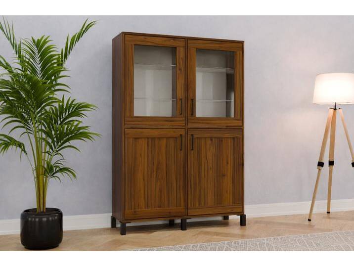 Wohnzimmer Vitrinenschrank nach Maß - 165x165x35cm - Individuell konfigurieren von deinschrank.de