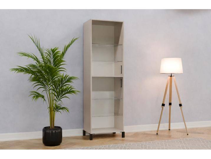 Wohnzimmer Vitrinenschrank nach Maß - 200x200x43cm - Individuell konfigurieren von deinschrank.de