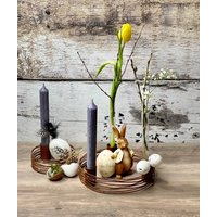 Drahtkerzenhalter in Rostoptik Drahtkerzenhalter in Rostoptik von dekoGARDEN