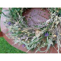 Kranz Natur Türkranz Tischkranz Gräser Trockenblumen von dekoblumenwerkstatt