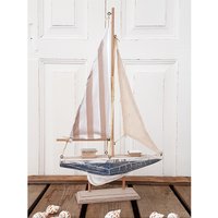 Deko Segelboot - Holz Blau/Weiß Braun Höhe 43 cm Deko Segelboot - Holz Blau/Weiß Braun Höhe 43 cm von dekodreamswolf