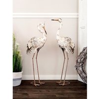 Kranichpaar "Anton Und Adele" - Beige Höhe 97 cm 104 Kranichpaar "Anton Und Adele" - Beige Höhe 97 cm 104 von dekodreamswolf