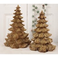 Tannenbaum - Gold in 2 Größen Verfügbar von dekodreamswolf