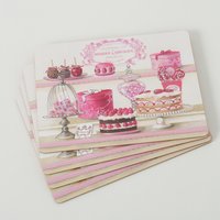 Tischsets "Patisserie" - 4-Teilig Korkeiche/Mdf Platzsets Shabby Chic Landhaus Tischsets "Patisserie" - 4-Teilig Korkeiche/Mdf Platzsets Shabby Chic Landhaus von dekodreamswolf