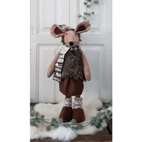 Wintermaus "Mädchen" Mit Teleskopbeine - Beige/Braun 67 cm Wintermaus "Mädchen" Mit Teleskopbeine - Beige/Braun 67 cm von dekodreamswolf