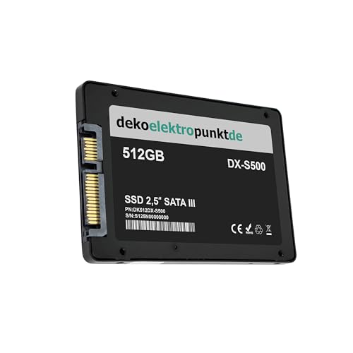 512GB SSD Festplatte passend für Toshiba Satellite A205-S7466 A205-S7468 A205-SP4027 A2155, Alternative Komponente von dekoelektropunktde