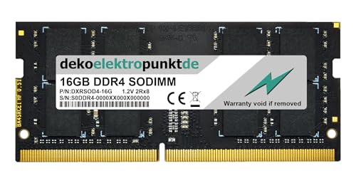 dekoelektropunktde 16GB RAM Speicher passend für HP-Compaq Omen 17-an018nf DDR4 SO-DIMM PC4 von dekoelektropunktde