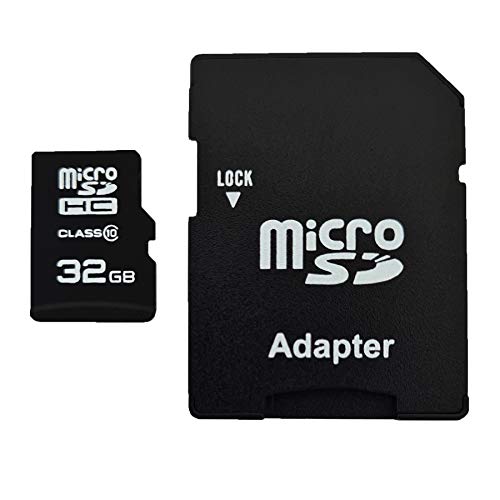 dekoelektropunktde 32GB MicroSDHC Speicherkarte mit Adapter Class 10 kompatibel für Panasonic Lumix DC-S1RME-K DMC-TZ31EG-S DMC-FX500 DMC-L1 von dekoelektropunktde
