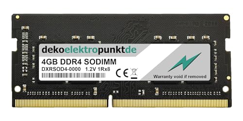 dekoelektropunktde 4GB RAM Speicher passend für HP-Compaq Omen 15t-dc000 (CTO) DDR4 SO-DIMM PC4 von dekoelektropunktde