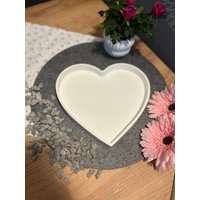 Herzplatte/ Herzteller/ Herzschale Aus Raysin von dekofinchen