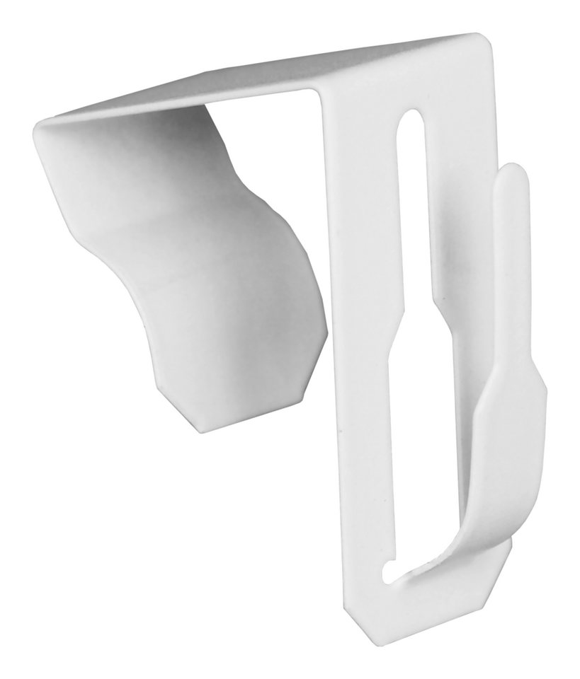 dekondo Fensterhaken aus Metall, Dekohaken, Fensterklipp, Klemmträger Gardinenhaken, zur Aufhängung von Fensterdekorationen, Fensterbildern, Lichterketten uvm. oder Vitragestangen, (20-St), Klemmbereich bis 25 mm (wählen Sie beim Kauf die richtige Größe) von dekondo